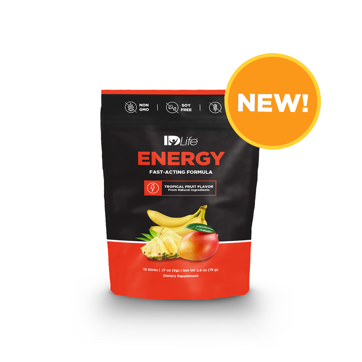 New Energy 15 Pack - Tropical Fruit